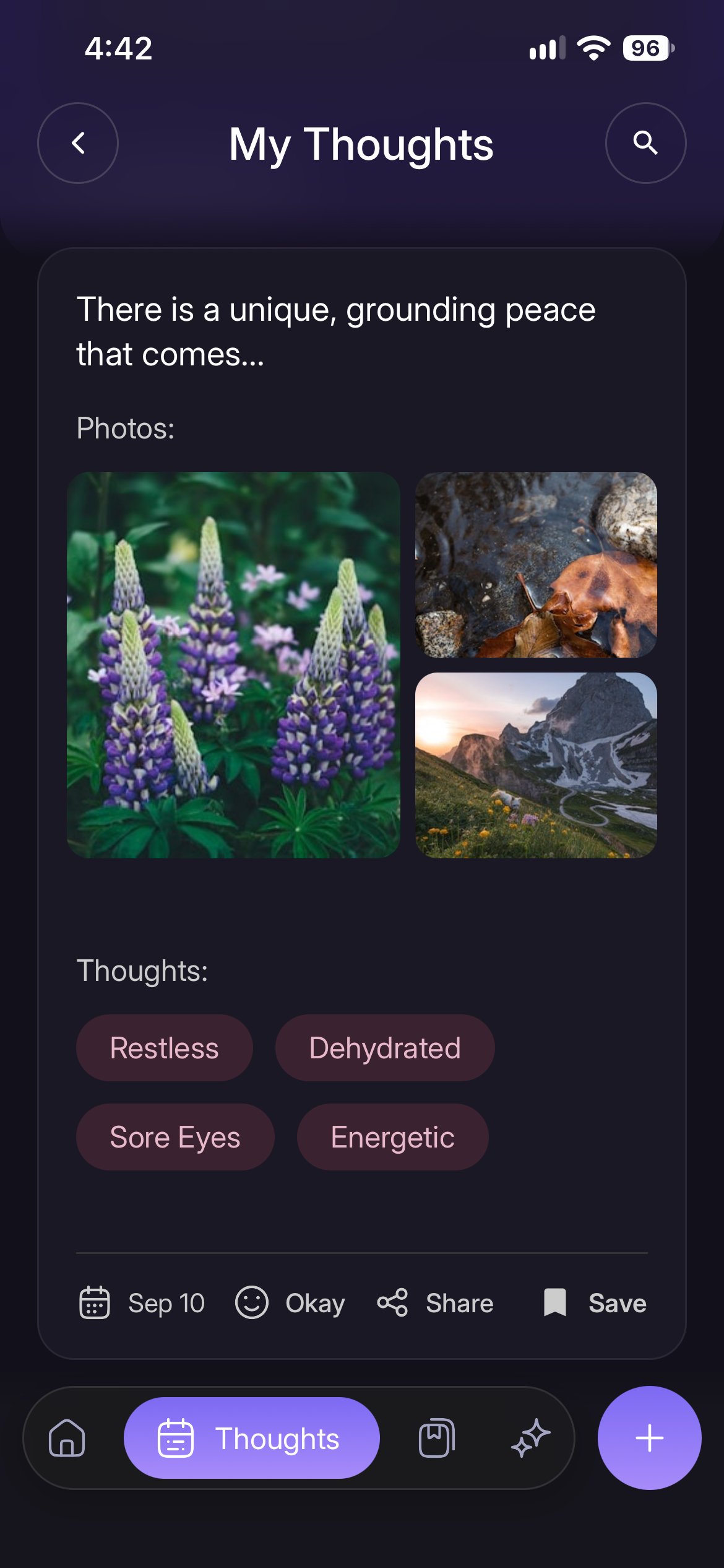 ThoughtBeam ThoughtBundle screen — One day, bundled together